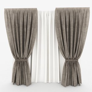 3d curtain 03 model