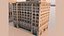 Game-ready Extra low poly white buildings pack V3