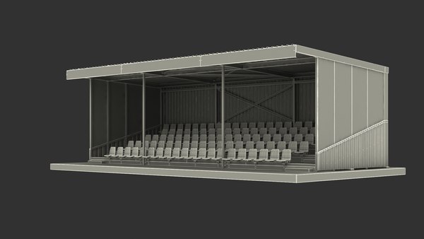 modelo 3d Gradas cubiertas - TurboSquid 2302642