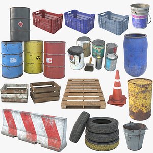 3D Junk Items Vol 5 PBR model