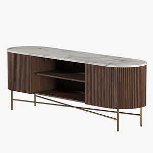 House of Oak Monaco Large Media Stand
