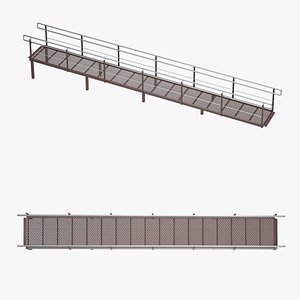 disability ramp 3D model