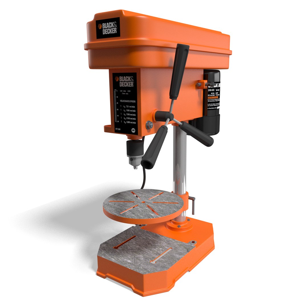 Drill Press 3d Model