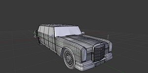 mercedes benz pullman 3D model