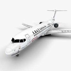 Genghis Khan Airlines B-602W COMAC ARJ21-700 L1959 3D model
