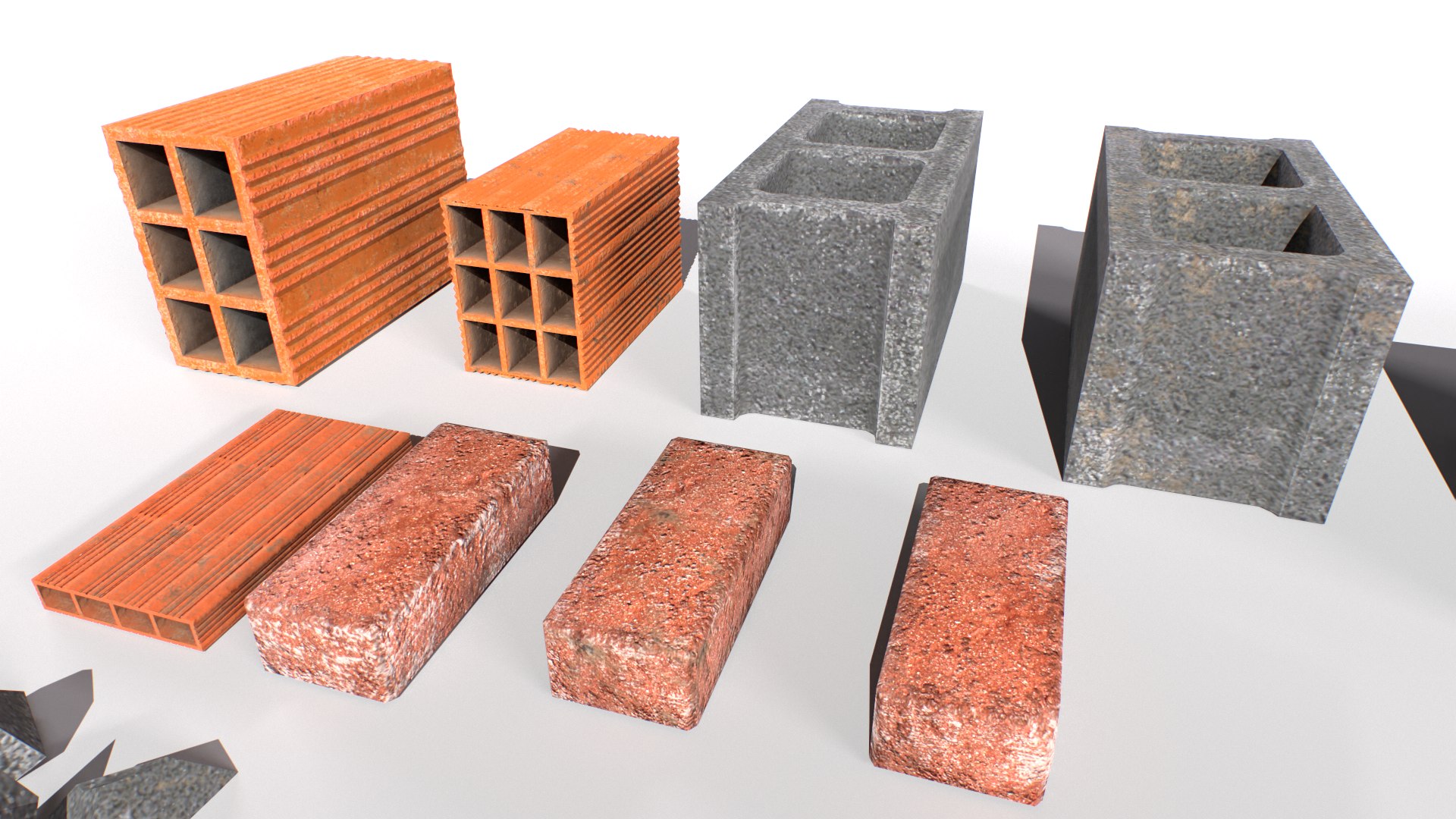 Bricks And Debris 3D Model - TurboSquid 1990776