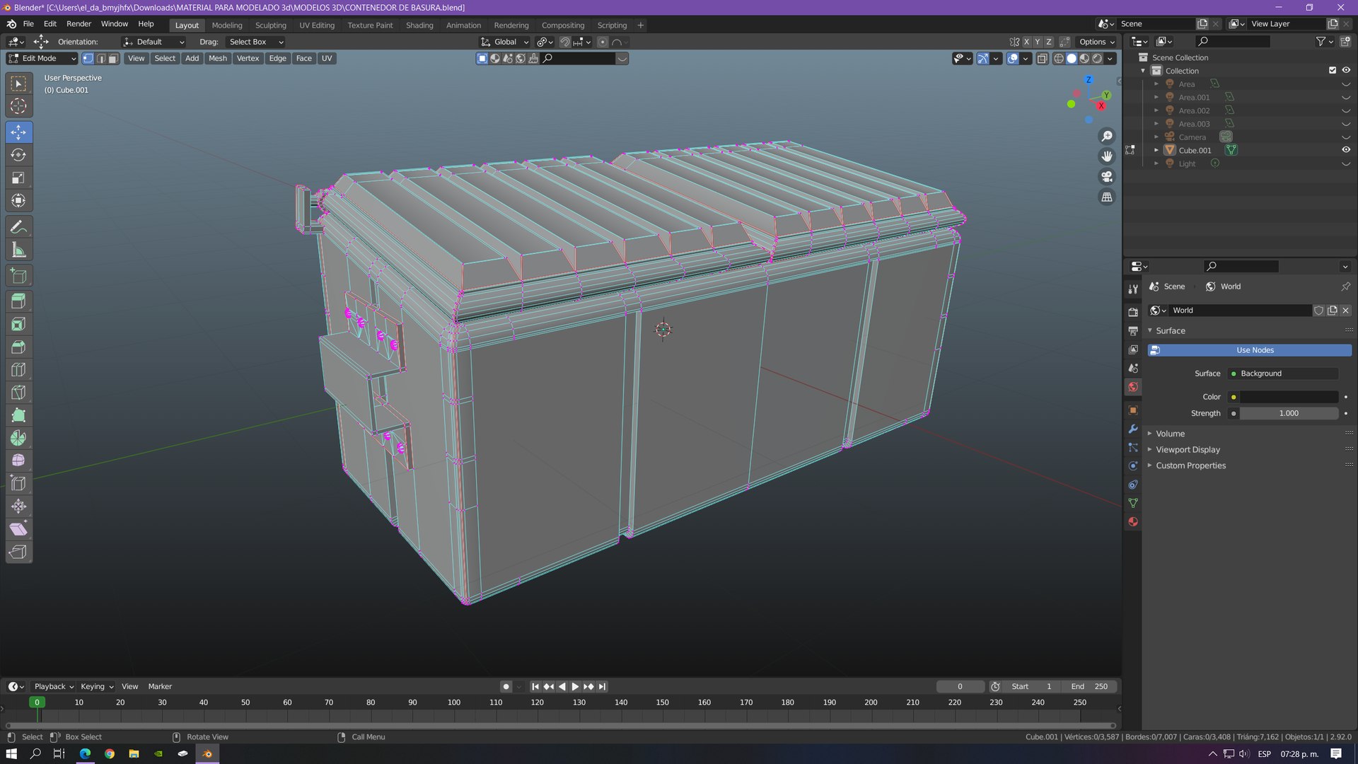 CONTENEDOR DE BASURA model - TurboSquid 1714793