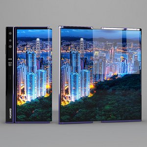3D huawei mate x model