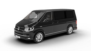 3D Volkswagen T6 Transporter 2019 3d model model
