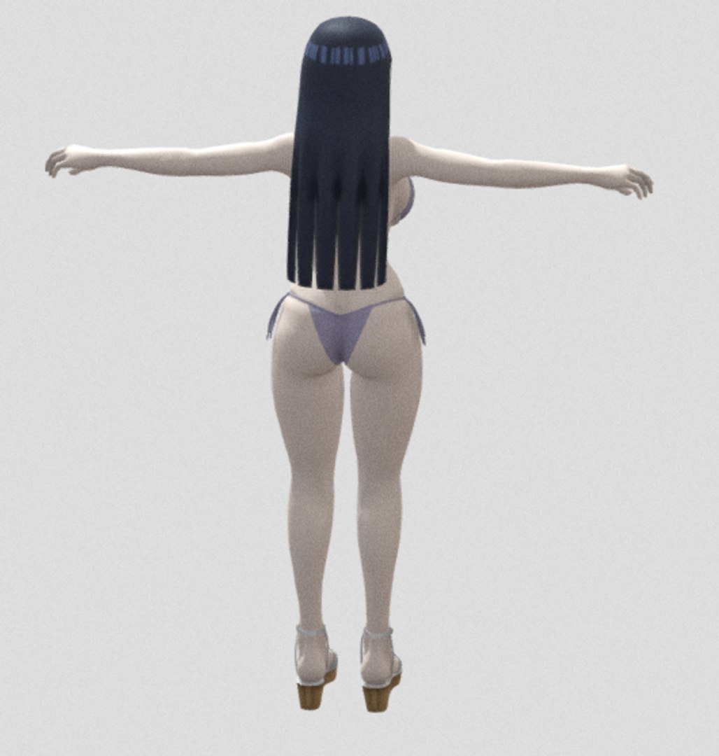 Hinata Hyuga 3D Model - TurboSquid 1863762