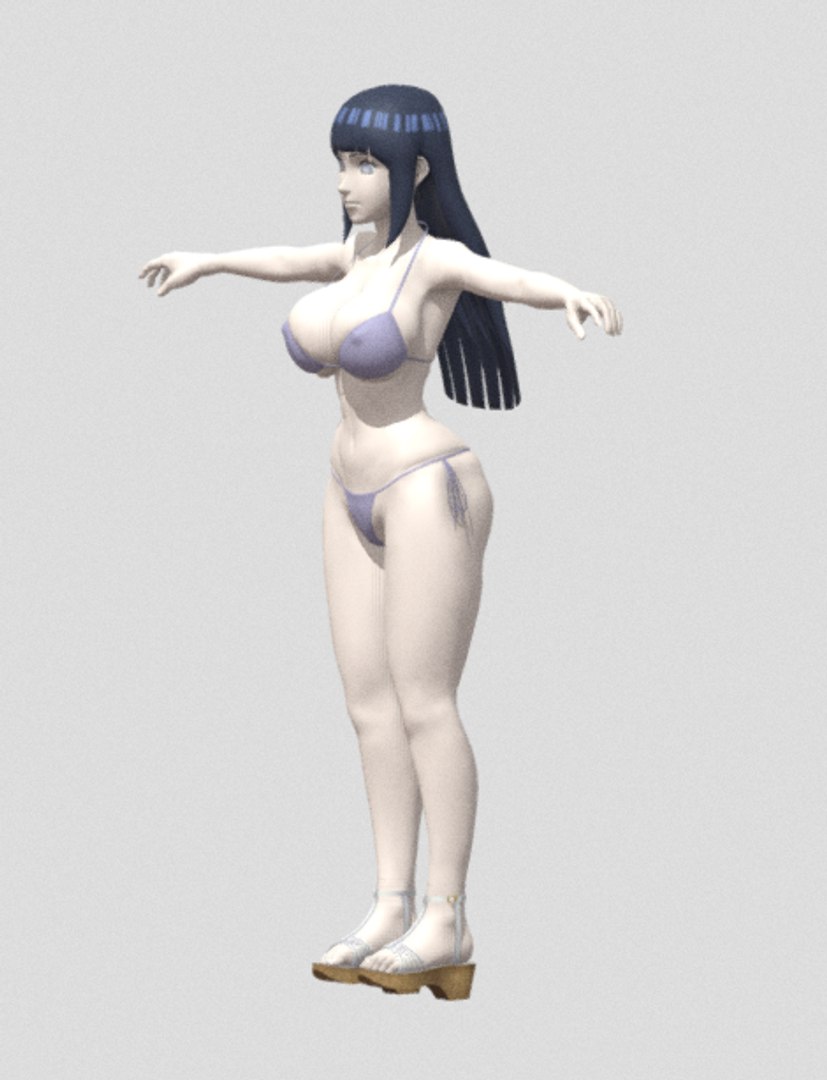 Hinata Hyuga 3D Model - TurboSquid 1863762