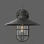 pendant light old 3D model