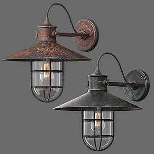pendant light old 3D model