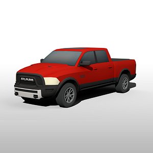 3D model dodge ram 1500 rebel