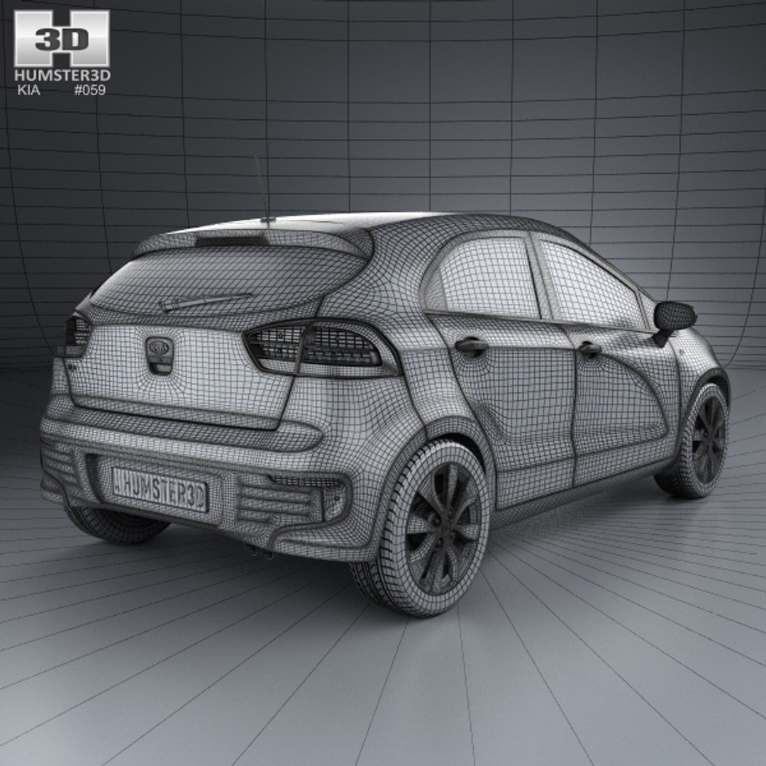 Kia Rio Ub 3D Model - TurboSquid 1159603