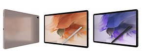 Samsung Galaxy Tab S7 FE All Colors 3D model