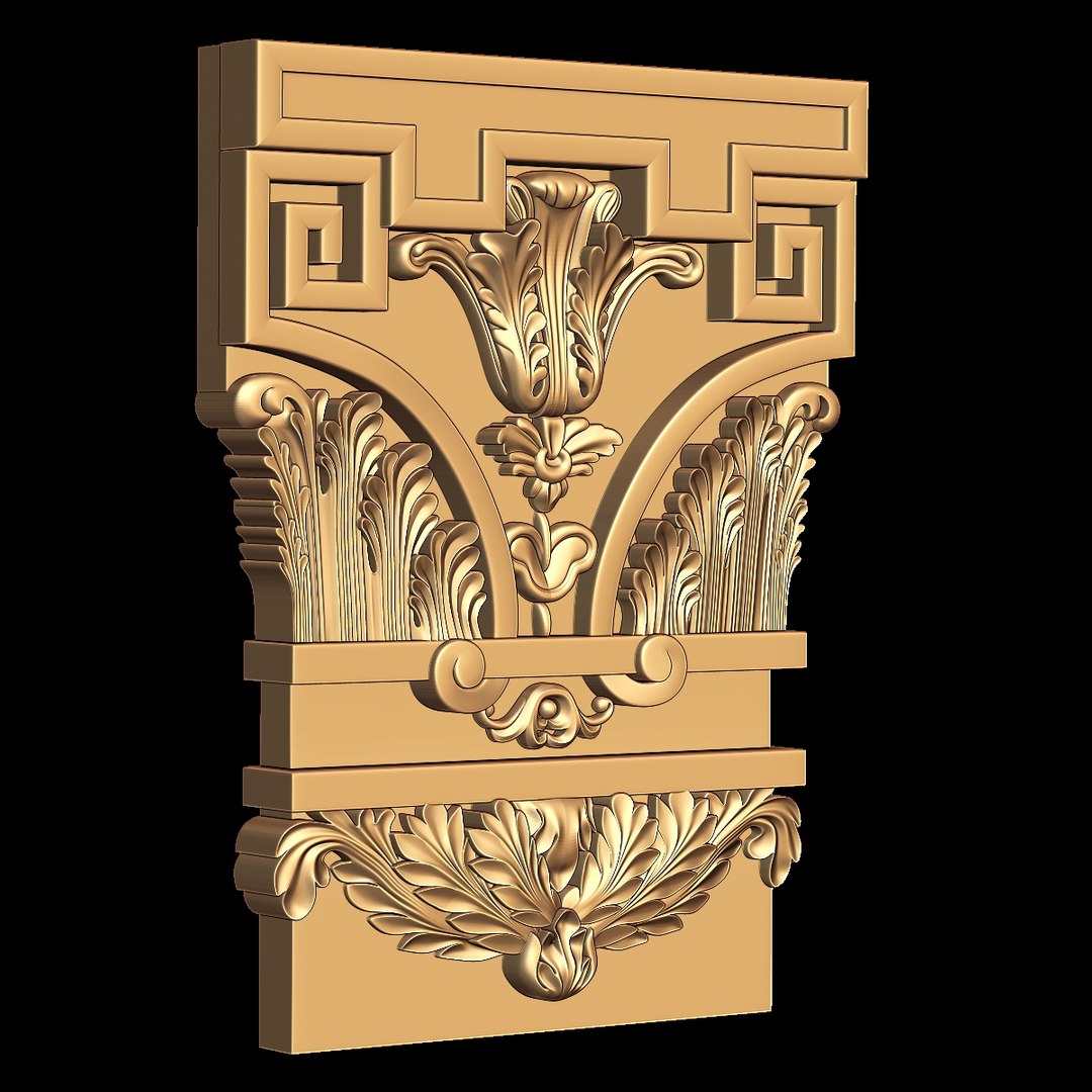 decor element stl cnc 3d model