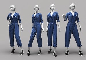 woman mannequin 15 3D model