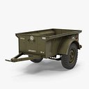 WW2 Military Jeep Trailer