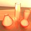 10 accesorios decorativos: jarrones decorados variados, nichnacks, sujetalibros, velas y tazones