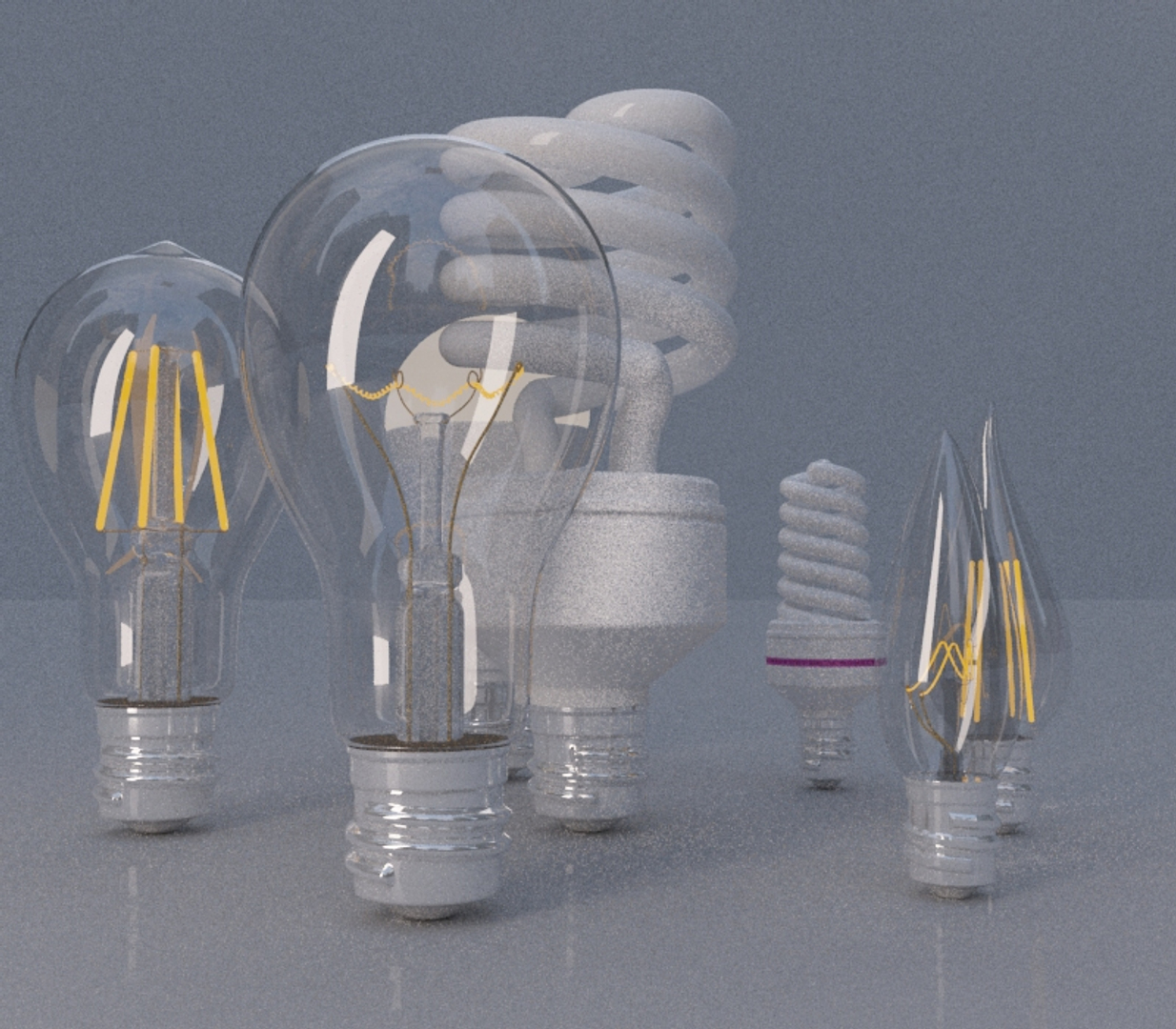 3D Model Lighting Bulbs - TurboSquid 1444843