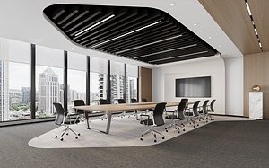 Contemporary Conference Room 3D model