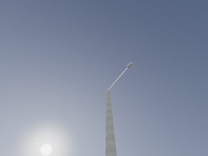 street lamp 3d fbx
