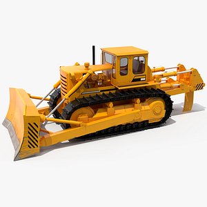 Crawler Dozer Rigged for Maya