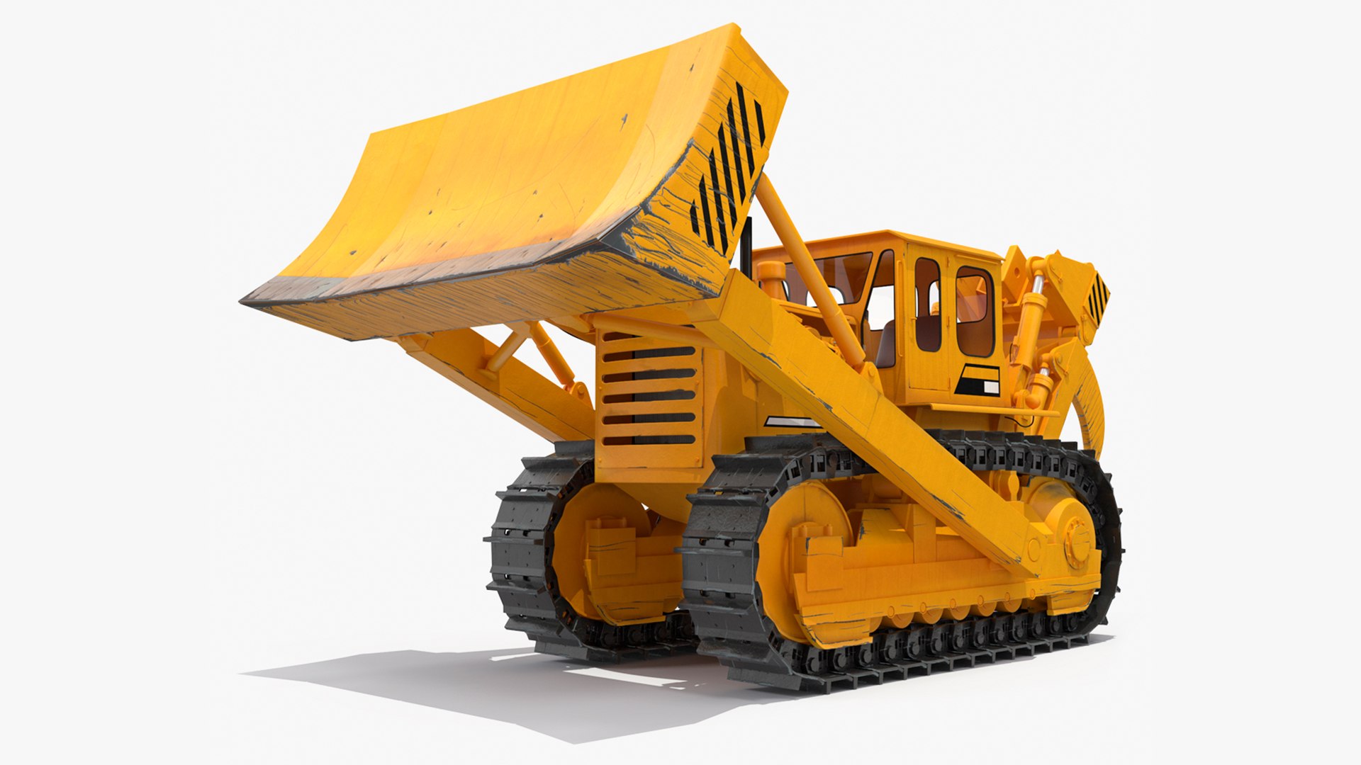 Crawler Dozer Rigged for Maya 3D model preview