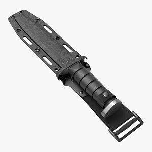 KA-BAR D2 1292 with Sheath