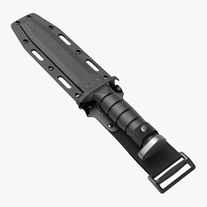 KA-BAR D2 1292 with Sheath