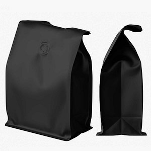 Coffee Bag Mockup 21 3D model