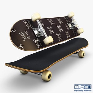3ds max skateboard v 4