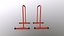 PBR Dipping Parallel Dip Bar 3D model