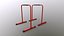 PBR Dipping Parallel Dip Bar 3D model