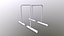 PBR Dipping Parallel Dip Bar 3D model