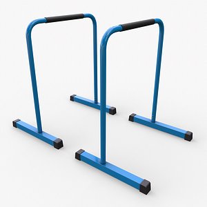 PBR Dipping Parallel Dip Bar 3D model