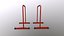 PBR Dipping Parallel Dip Bar 3D model