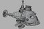 3D Steampunk Submarine-Hovercraft with PBR Materials