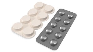 Pills 3D model