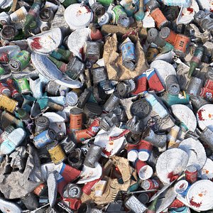 Ultra realistic Textures Trash Set