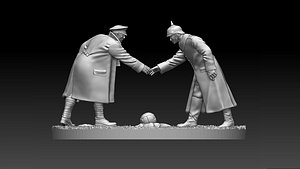Christmas Truce Memorial 3D model