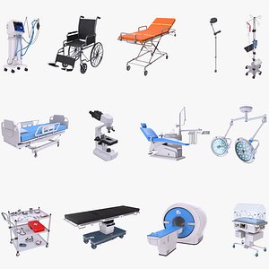 3D Medical Equipment Collection 5
