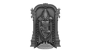 lord venkateshwara swamy 3D model