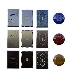 vintage switches - interruptores