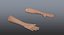 rigged human hands female c4d