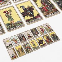 Rider Waite Suit of Pentacles Tarot Cards