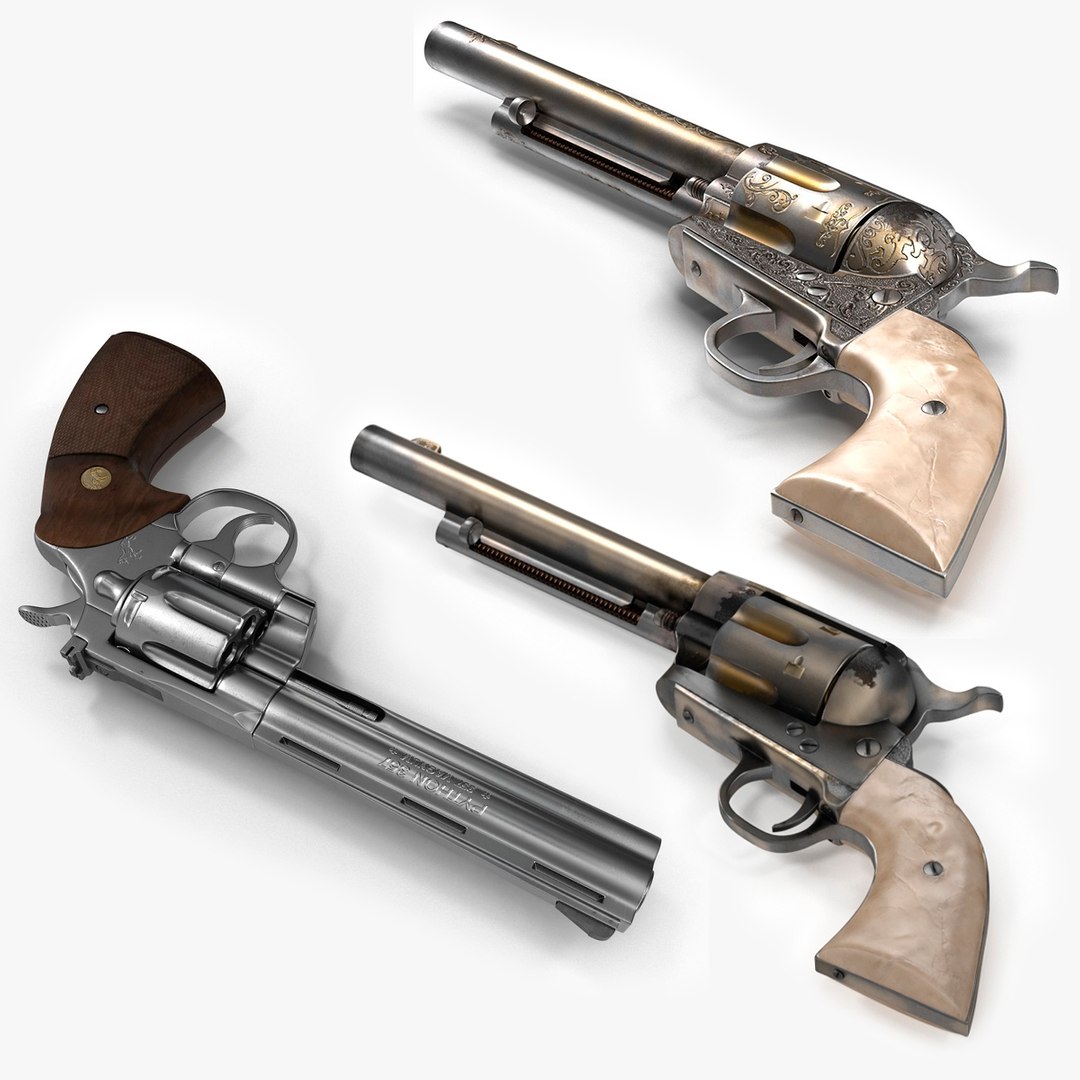 Revolvers Collection 3D Model - TurboSquid 2533734