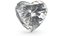 3D Heart Shape Diamond