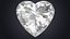 3D Heart Shape Diamond